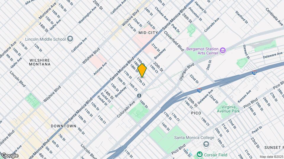 1524 18th St Mapa y Detalles de la Ubicación