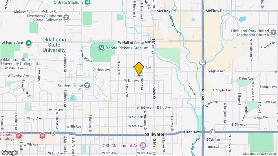 208 W Elm Ave, Unit Lower Apt Mapa y Detalles de la Ubicación