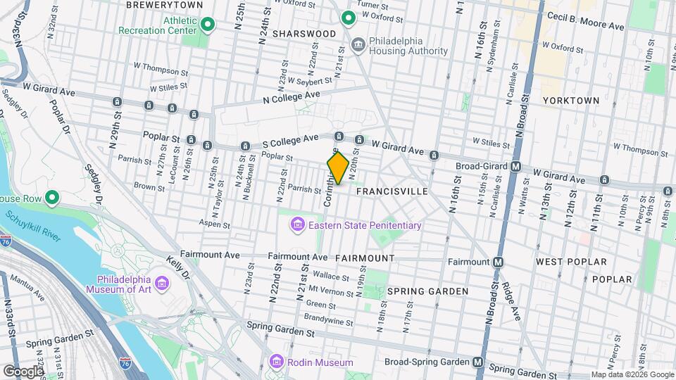 2025 Parrish St Mapa y Detalles de la Ubicación