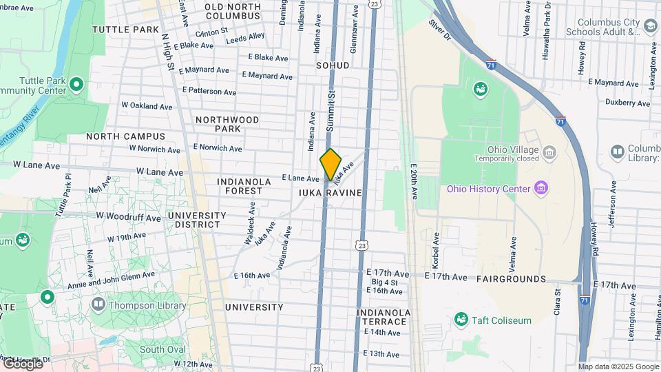 2091 Iuka Ave Map and Location Details