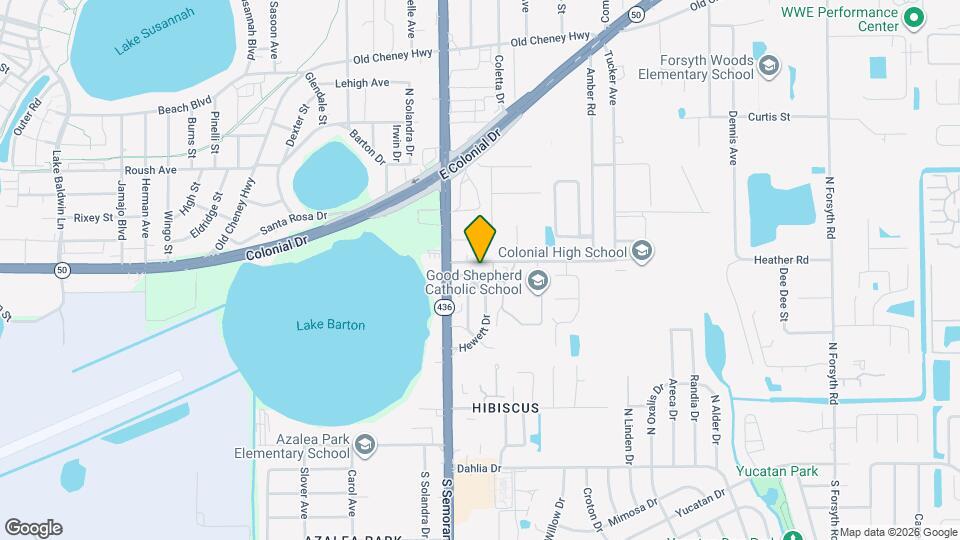 5730 Oleander Dr Map and Location Details