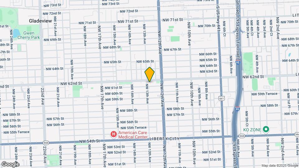 1281 NW 61st St Mapa y Detalles de la Ubicación
