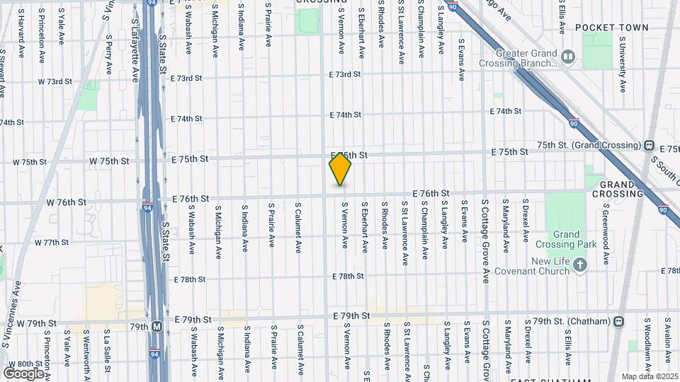 414 E 76th St Map and Location Details
