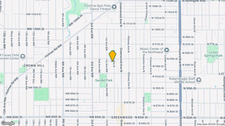 9243 Palatine Ave N Mapa y Detalles de la Ubicación