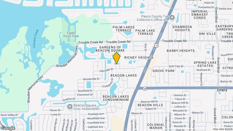4228 Redcliff Pl, Unit 2 Bedroom 2 Bathroom Villa for Lease Map and Location Details