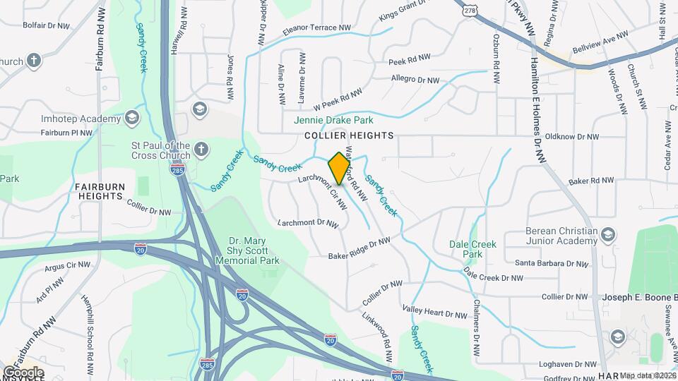 495 Larchmont Cir NW Map and Location Details