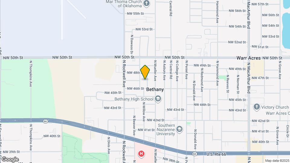 4801 N Willow Ave Map and Location Details