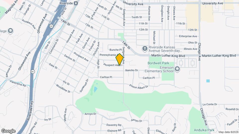 2430 Prospect Ave Map and Location Details