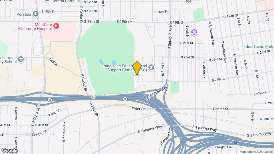 2440 S Steele St, Unit 301 Map and Location Details