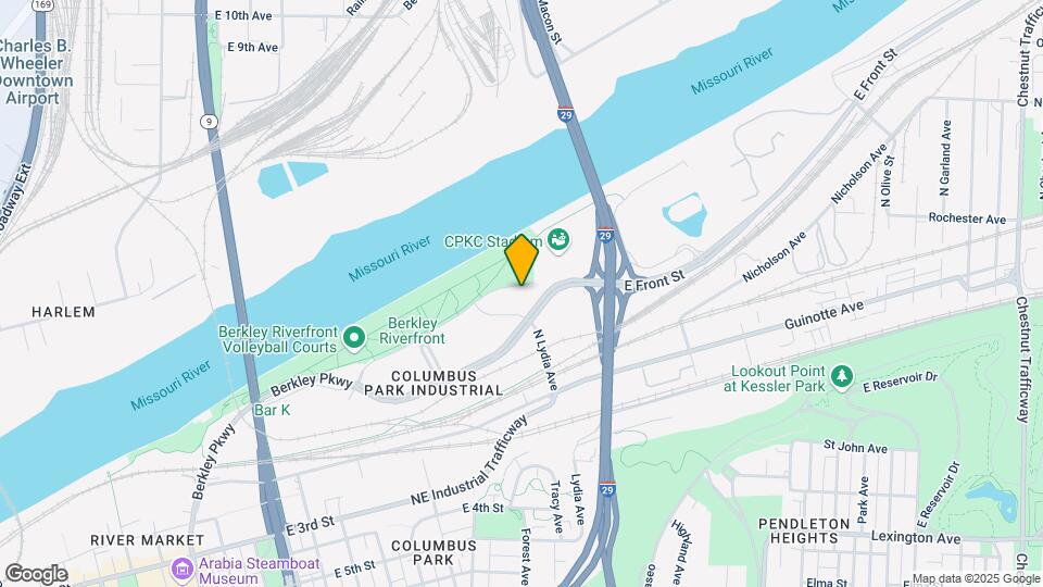 1323 Riverfront Dr Map and Location Details