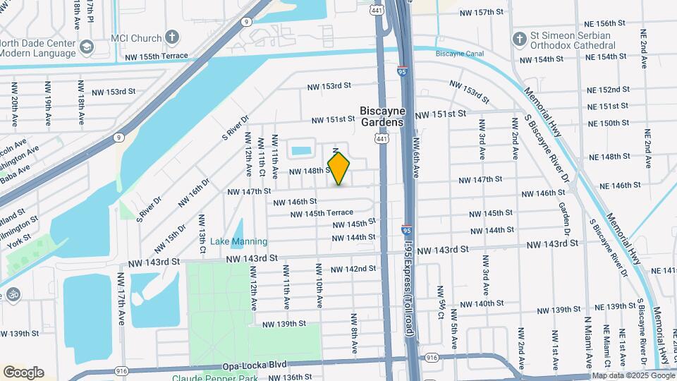 838 NW 147th St Mapa y Detalles de la Ubicación
