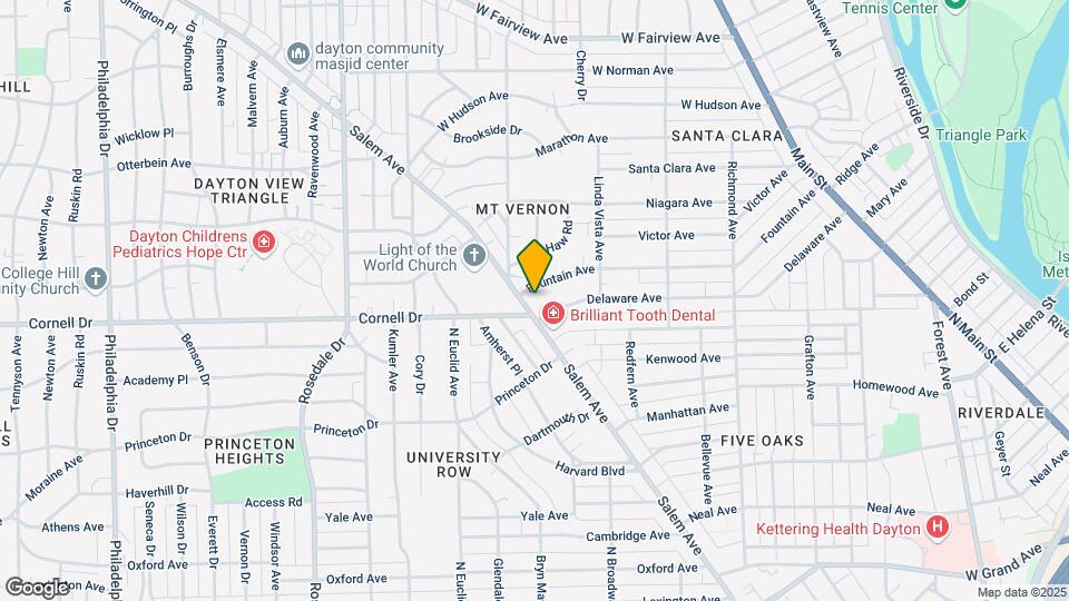 1317 Salem Ave Map and Location Details