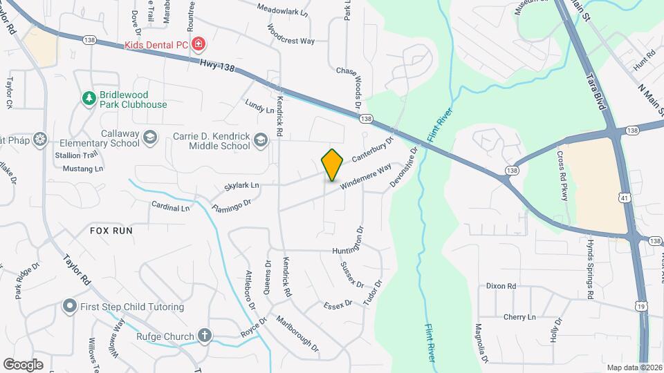 252 Windemere Way Map and Location Details