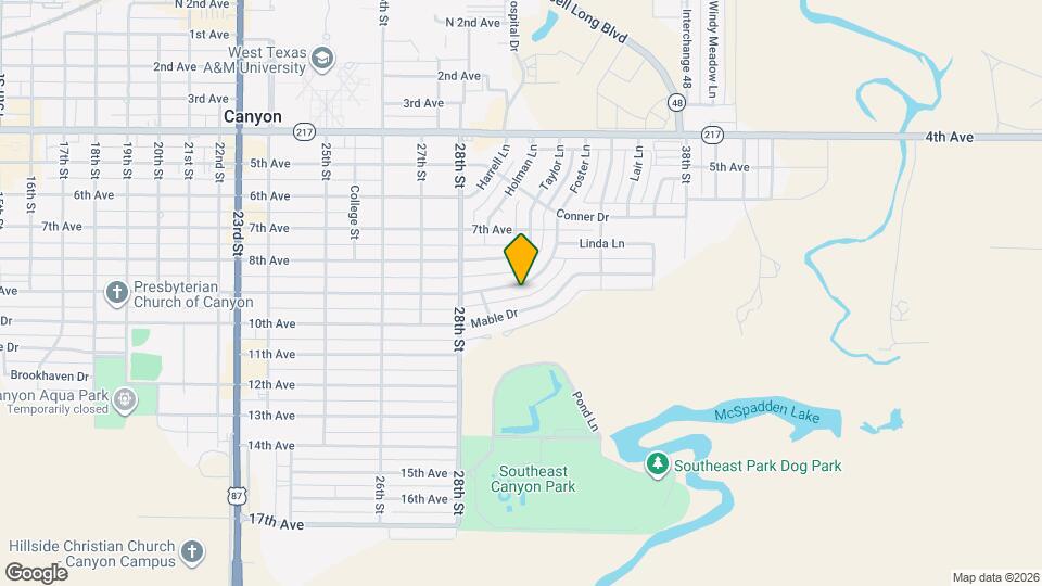 721 Foster Ln Map and Location Details