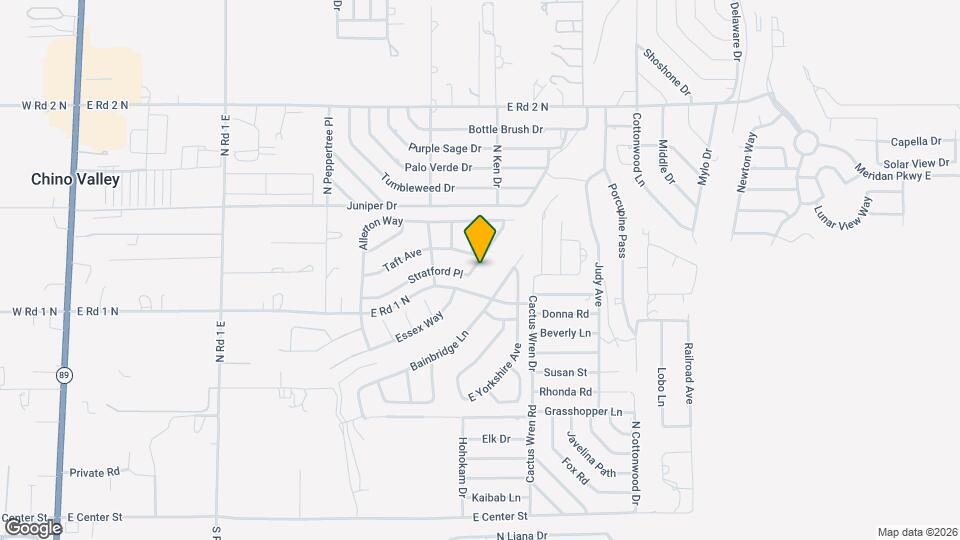 1643 Stratford Pl Map and Location Details