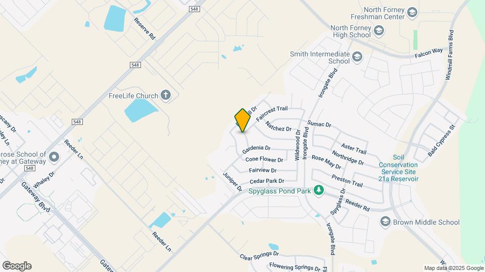 2110 Fresia Ln Map and Location Details