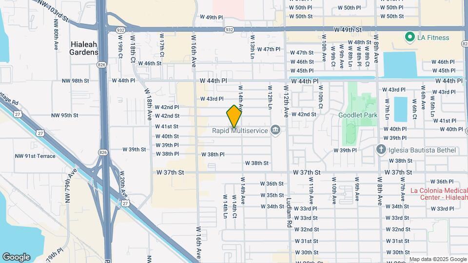 1420 W 41st St Map and Location Details