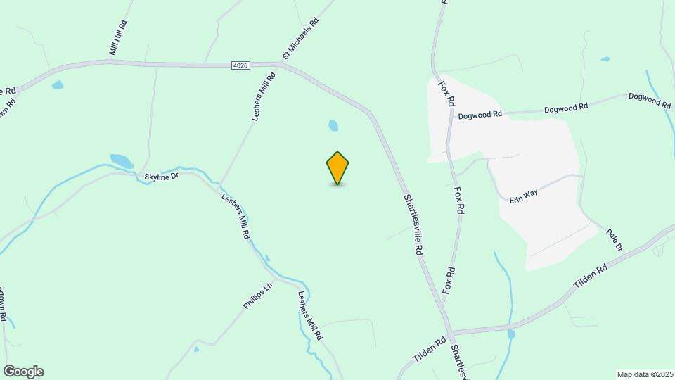 2209 Shartlesville Rd Map and Location Details