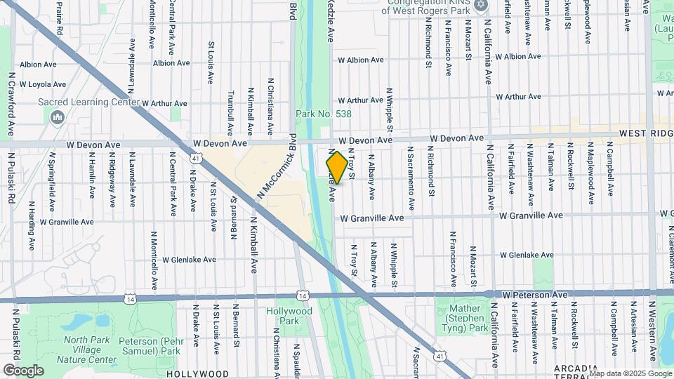 6243-6245 N Kedzie Ave Map and Location Details