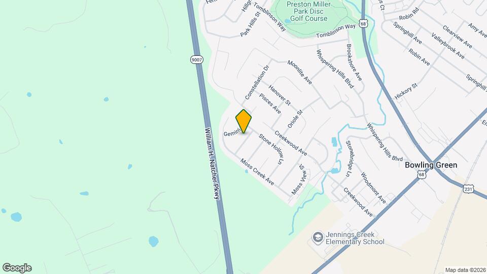 911 Hidden Creek St Map and Location Details