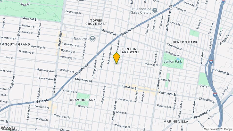 3230 Pennsylvania Ave, Unit 2F Map and Location Details