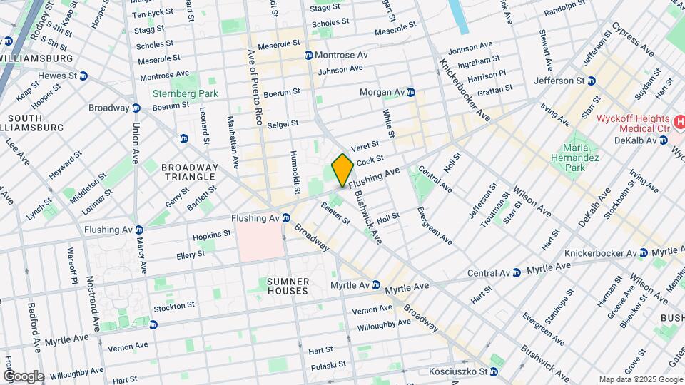 850 Flushing Ave Map and Location Details