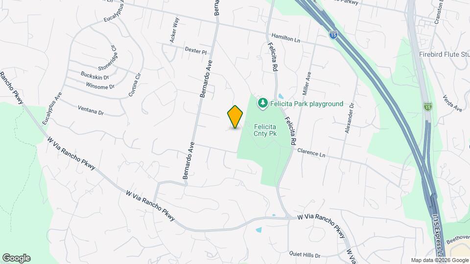 849 Oak Ln Map and Location Details