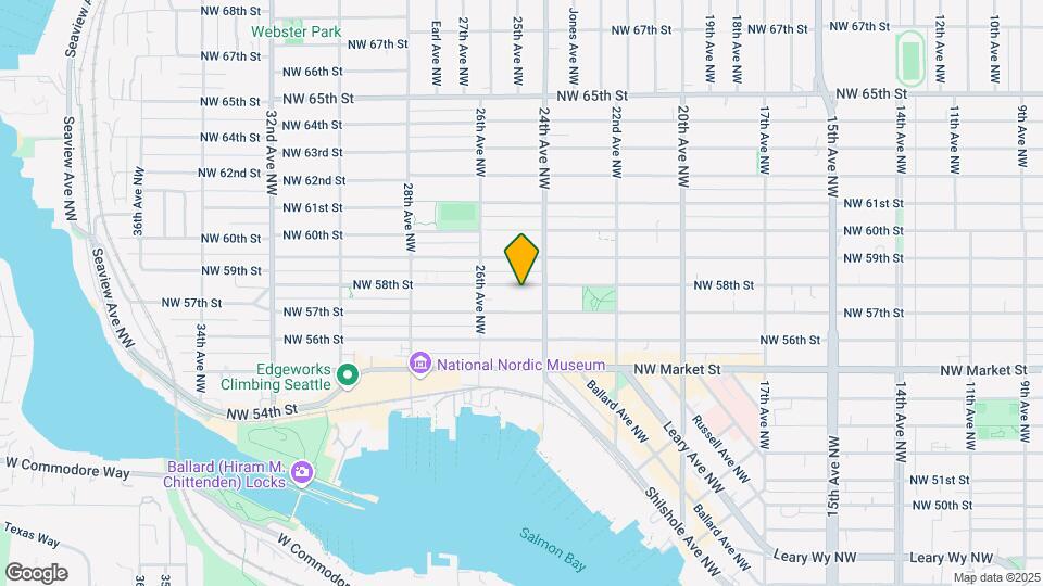 2419 NW 58th St Map and Location Details
