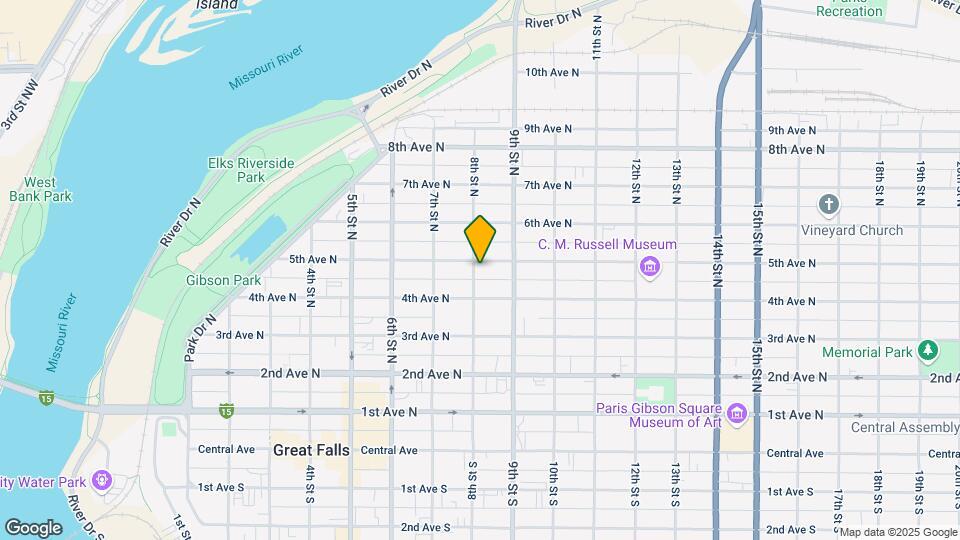 800 5th Ave N Map and Location Details