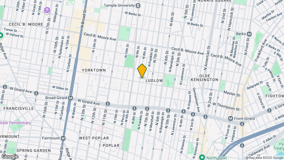 1407 N 8th St Mapa y Detalles de la Ubicación