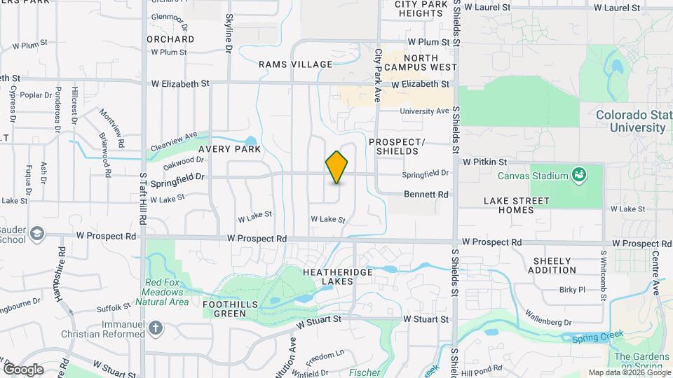 1313 Fairview Dr Map and Location Details