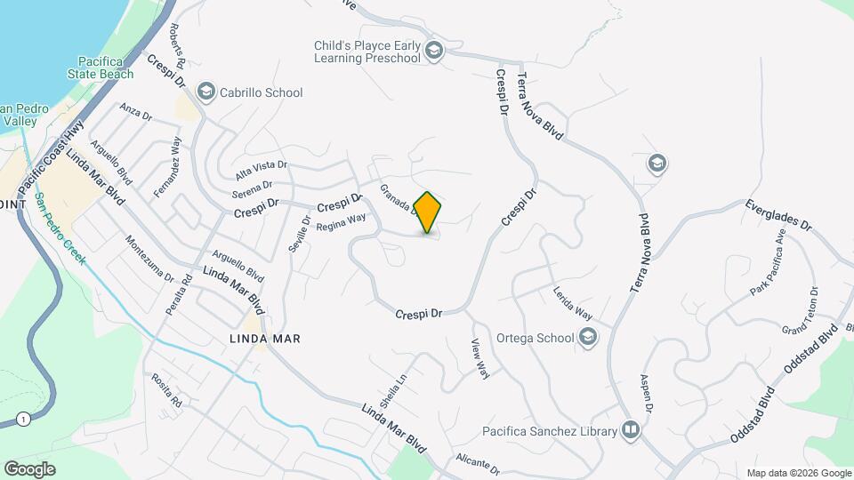 1104 Barcelona Dr Map and Location Details