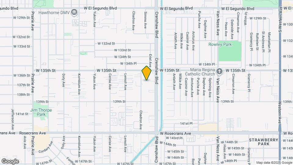 13608 Chadron Ave Map and Location Details