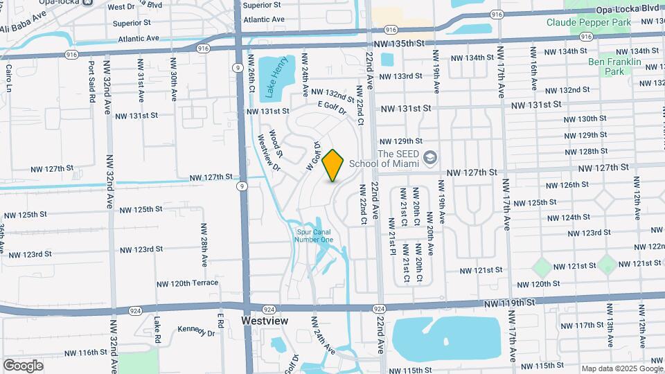 12586 NW 22nd Pl Map and Location Details