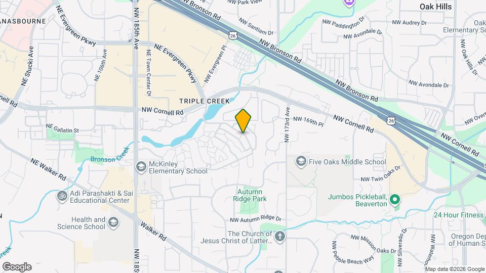 17633 NW Rolling Hill Ln Mapa y Detalles de la Ubicación