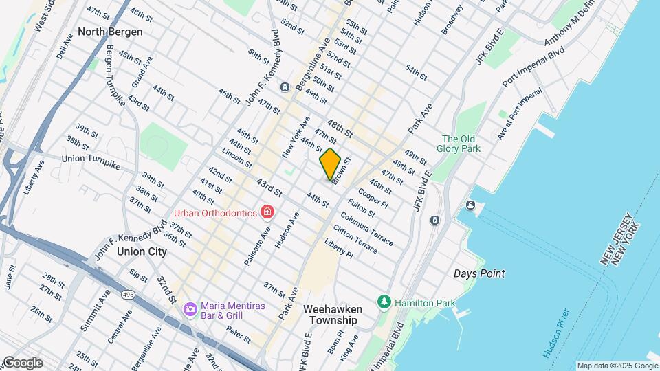 4501-4507 Brown St Mapa y Detalles de la Ubicación