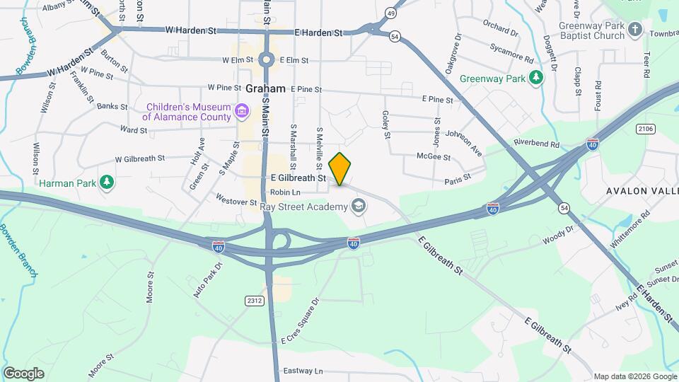 317 E Gilbreath St Map and Location Details