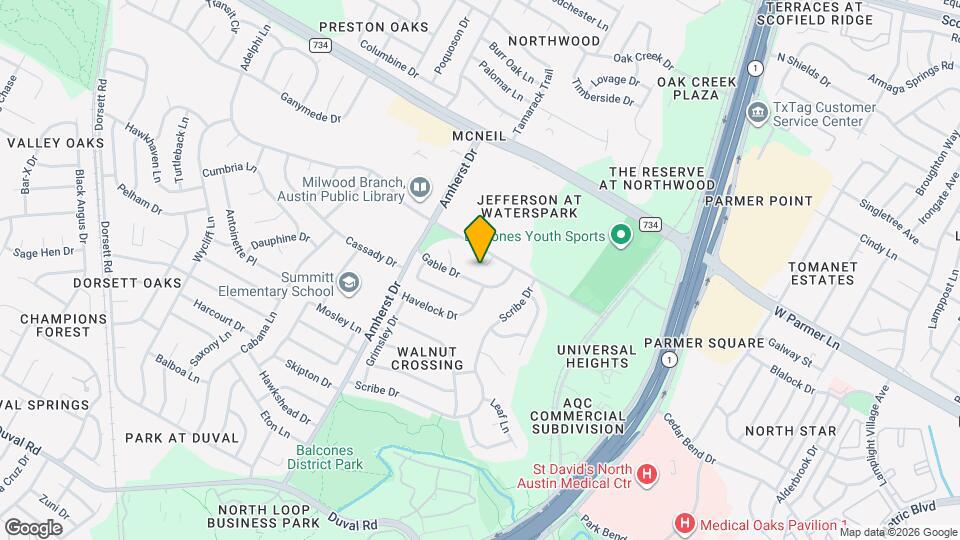 3409 Amalfi Cove Map and Location Details