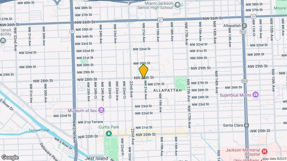 2110 NW 28th St Map and Location Details