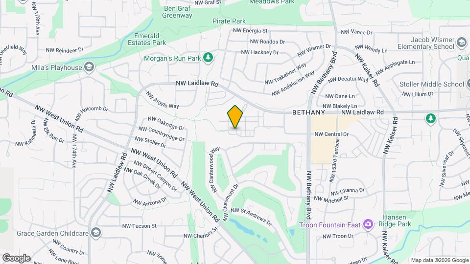 16167 NW Centine Ln Map and Location Details