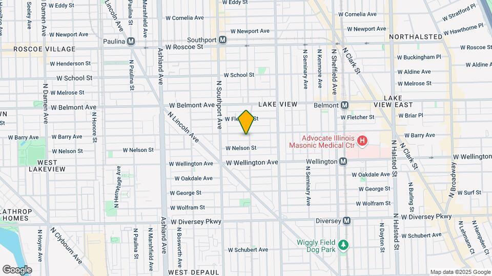 1305 W Barry Ave, Unit 1R Map and Location Details