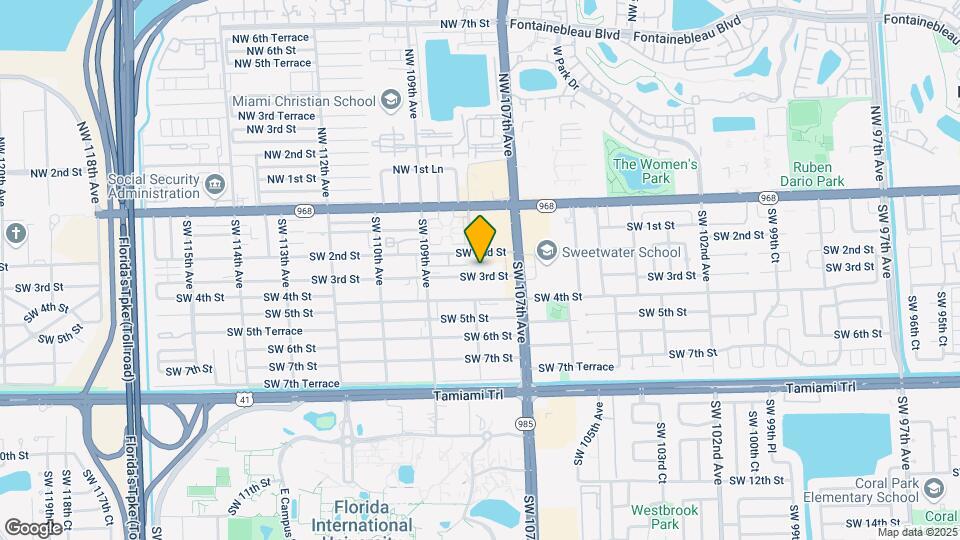 10735 SW 3rd St Mapa y Detalles de la Ubicación