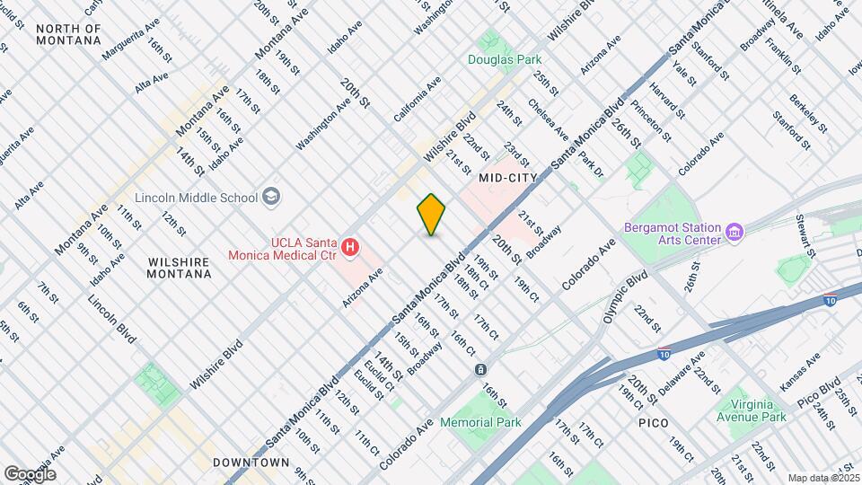 1317 18th St Map and Location Details
