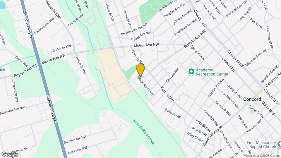 338 Magnolia St NW Map and Location Details