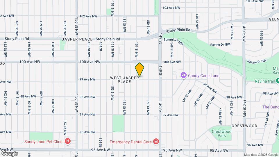 15022 99 Ave NW Map and Location Details