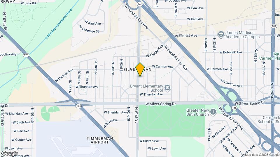 5730 N 91st St Map and Location Details