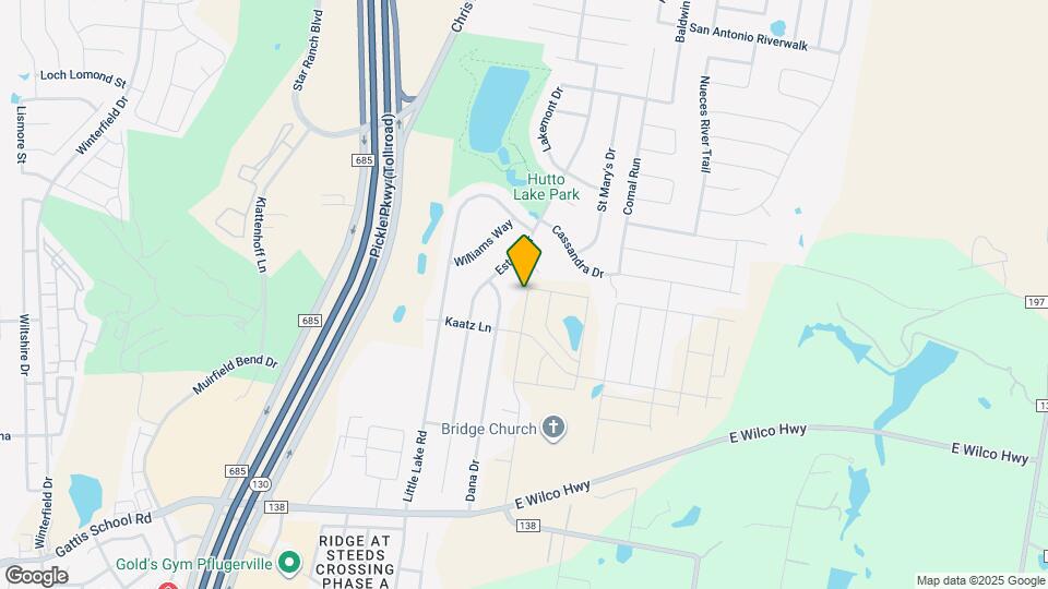 617 Palo Brea Lp Map and Location Details