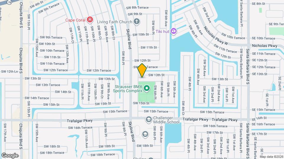 715 SW 13th Terrace Map and Location Details