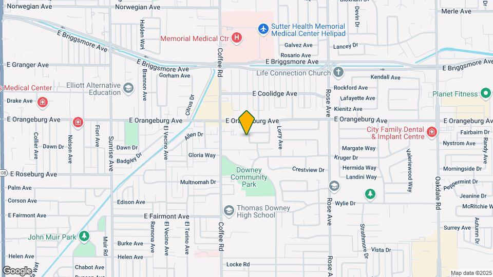 1321 Palomar Way Map and Location Details
