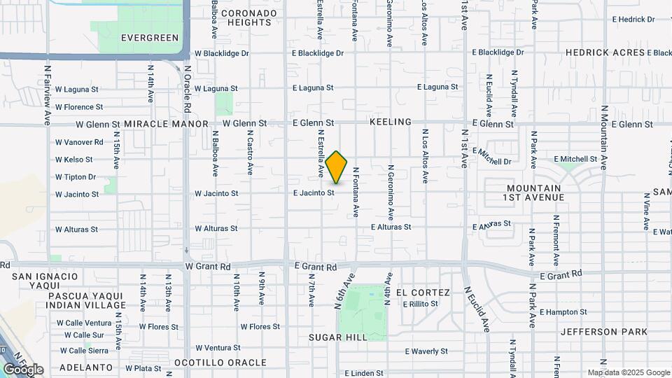 225 E Jacinto St Mapa y Detalles de la Ubicación